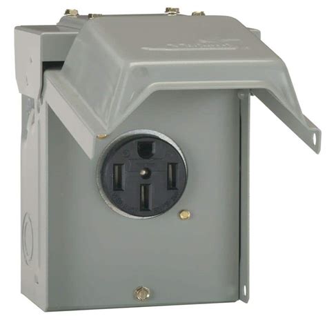 240v electrical box|50 amp 240v female receptacle.